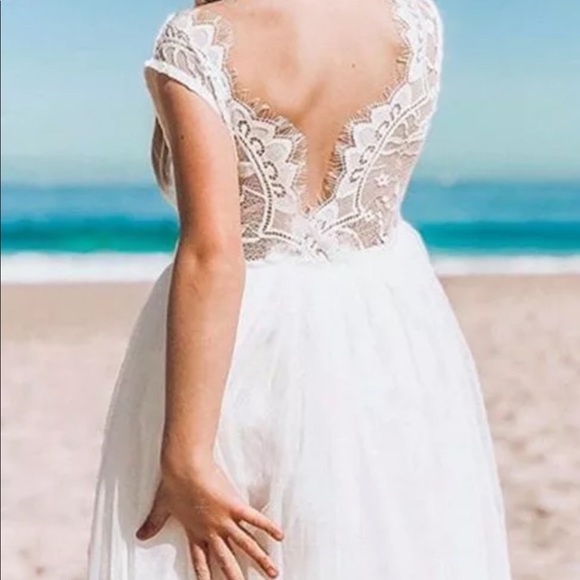 NWT Beautiful white girls dress tulle skirt 👗 - Picture 5 of 5